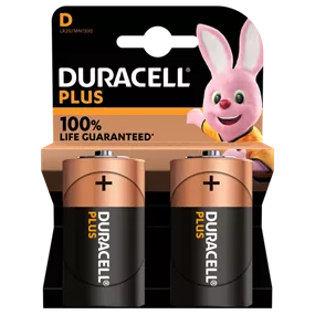 Duracell Plus-D, 2 Stück