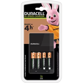 Duracell Hi-Speed Charger - betriebsbereit in 45 Minuten