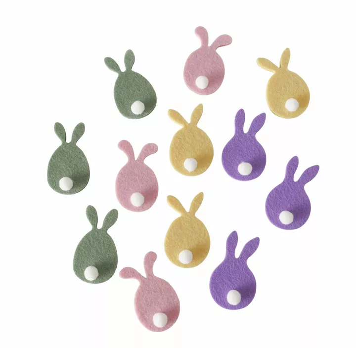 Streudeko Hase Mix 12teilig