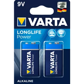 VARTA LONGLIFE Power 9V, 2 Stück