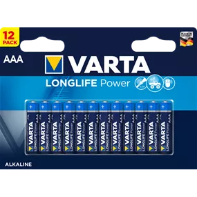 VARTA LONGLIFE Power AAA, 12 Stück