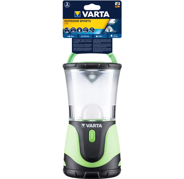 VARTA Outdoor Sports LED Leuchte ohne Batterien