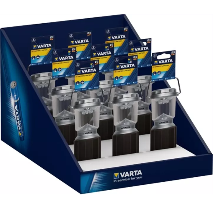 VARTA Thekendisplay XS Camping Lantern LED o. Bat