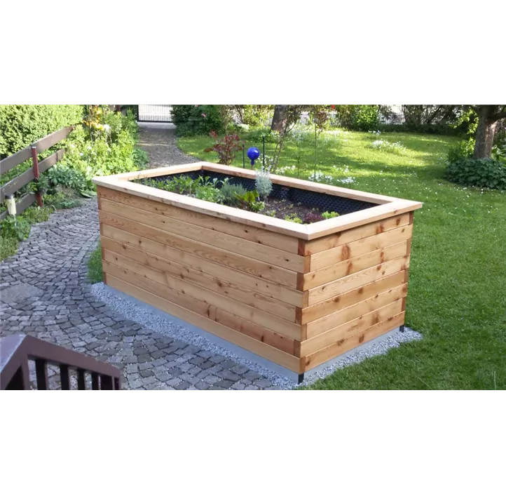 Hochbeet bella-marie Lärche inkl. Alu Sockel