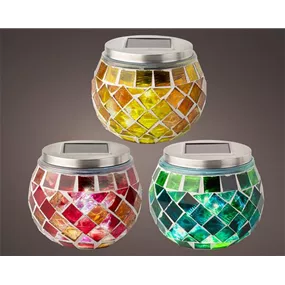 Solar Tischlampe Mosaik