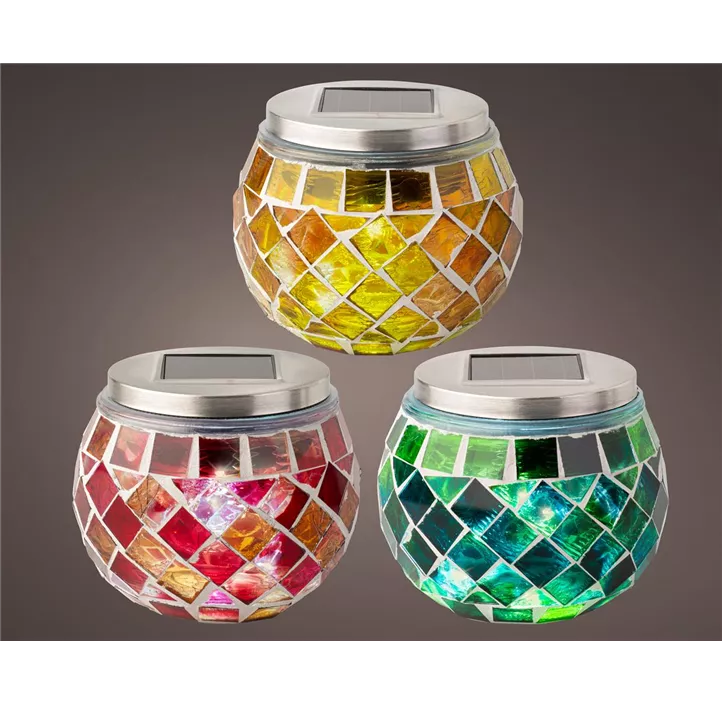 Solar Tischlampe Mosaik