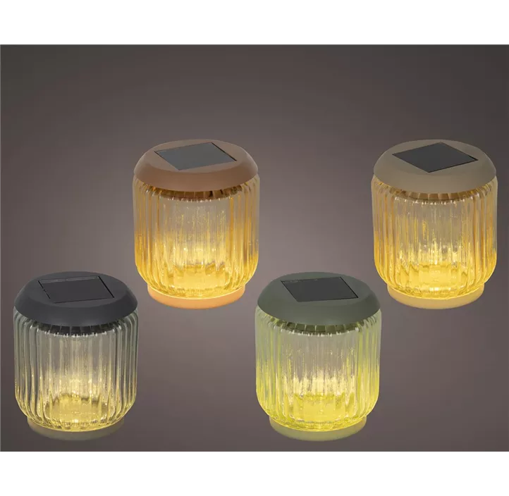 Solar Tischleuchte Glas