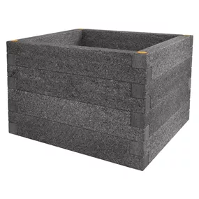 Durisol Holzbeton-Hochbeet quadratisch