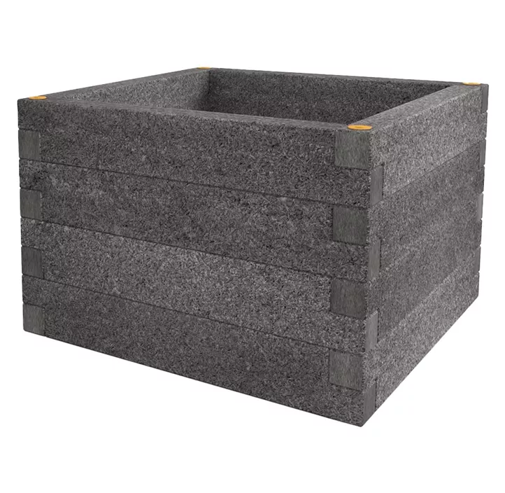 Durisol Holzbeton-Hochbeet quadratisch