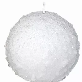 Kugelkerze Schneeball