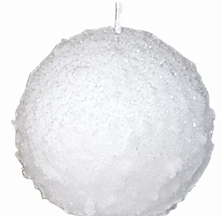 Kugelkerze Schneeball