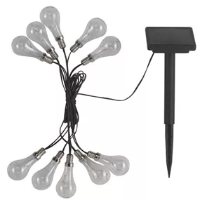 Solarlichterkette Draht 10 Eureka