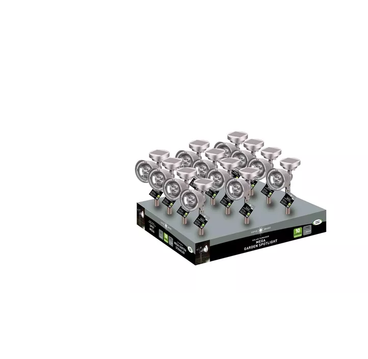 Solarstrahler Mega, Edelstahl