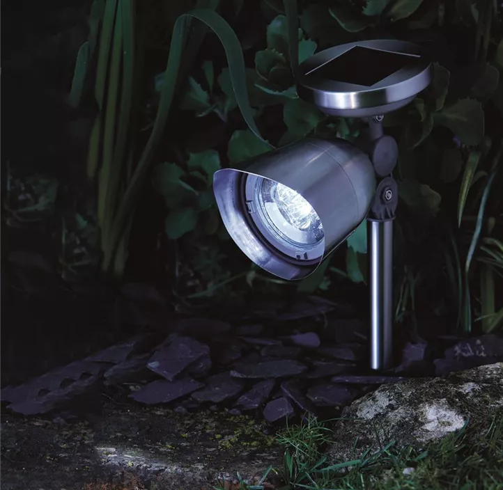 Solarstrahler Mega, Edelstahl