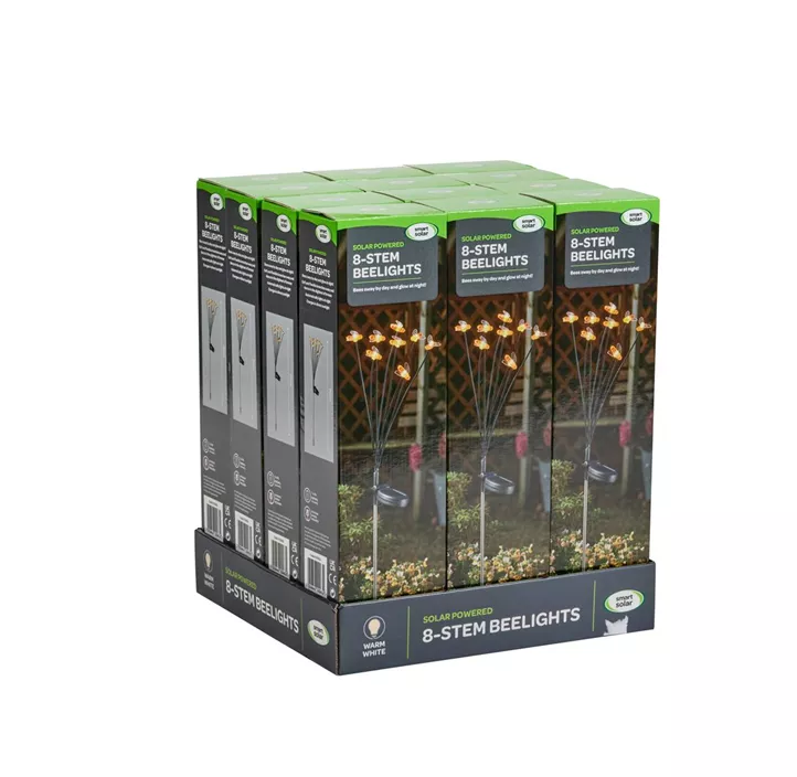 Solar BeeLights, 8 Bienen