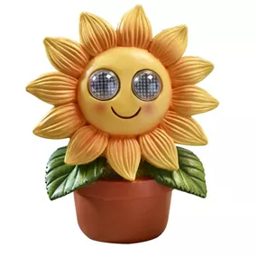 Solar Sonnenblume blinkend