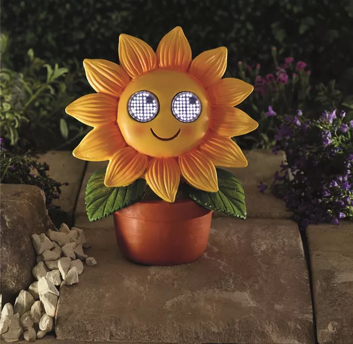 Solar Sonnenblume blinkend