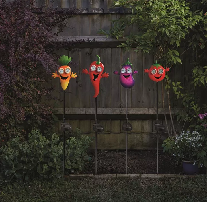 Solar Stecker Gemüse blinkend