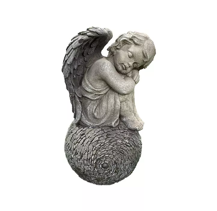 Engel sitzend auf Stein