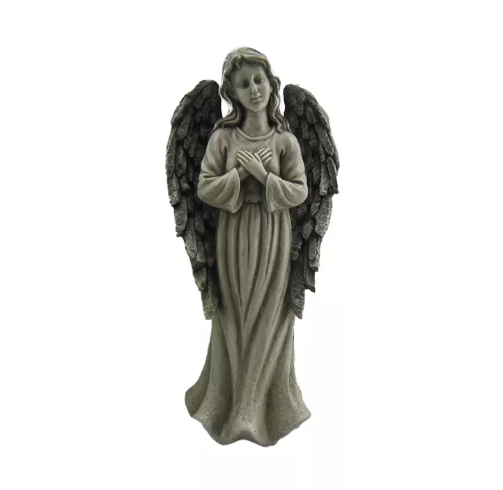 Engel stehend Hand aufs Herz