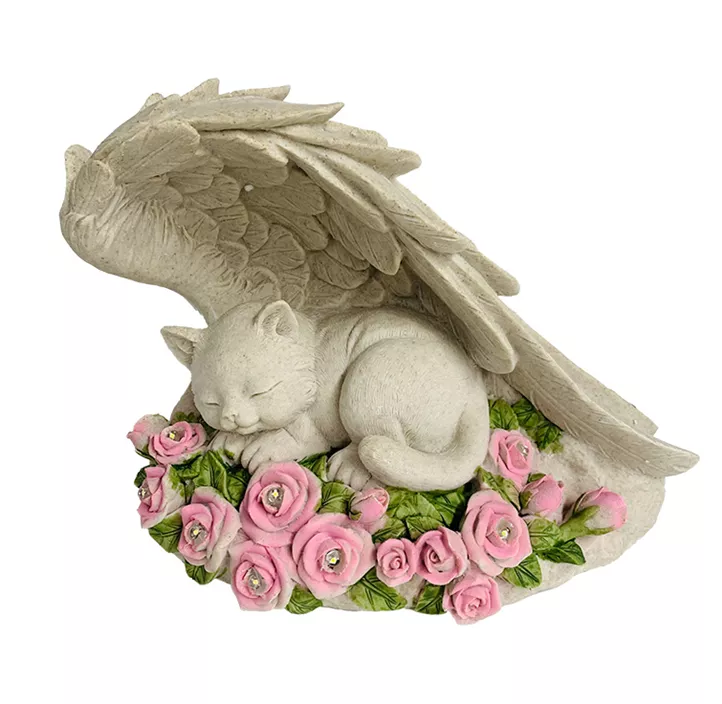 Katze mit Engelsflügel