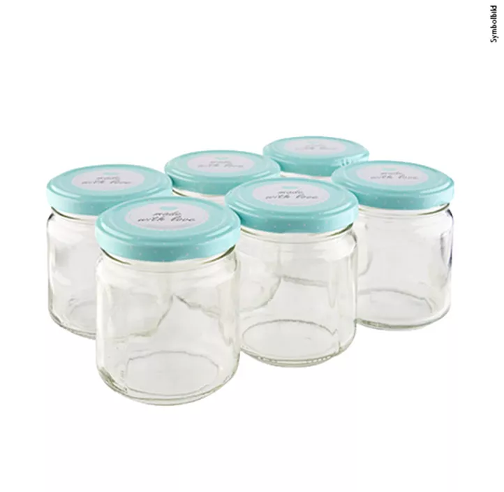 Einkochgläser Made with Love 6er