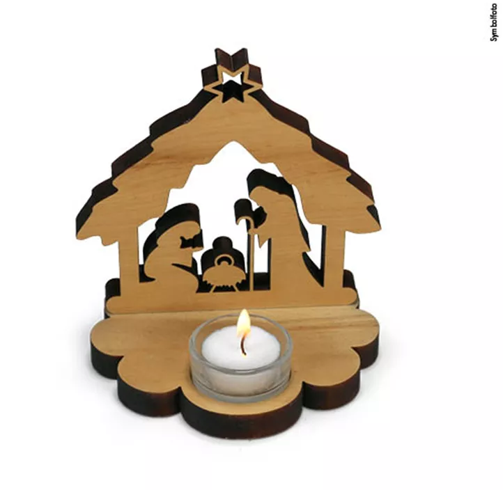 Krippe aus Holz