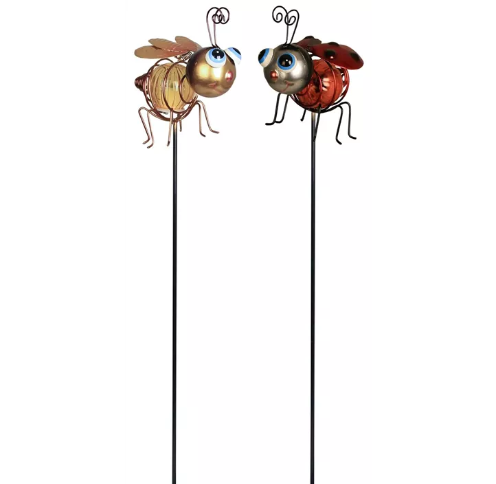 Solar Steckleuchte Biene/Marienkäfer