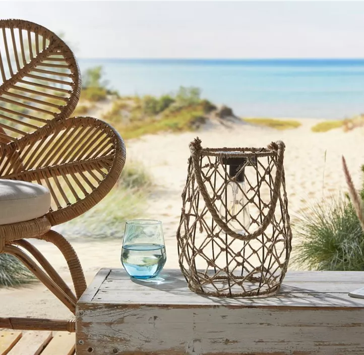 Solar Laterne geflochten Sardegna