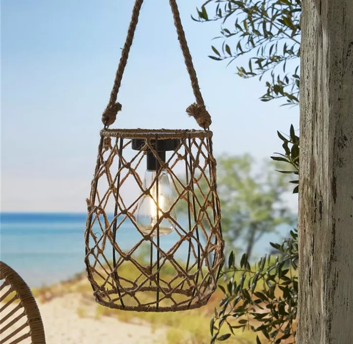 Solar Laterne geflochten Sardegna