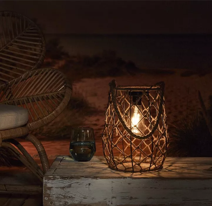 Solar Laterne geflochten Sardegna