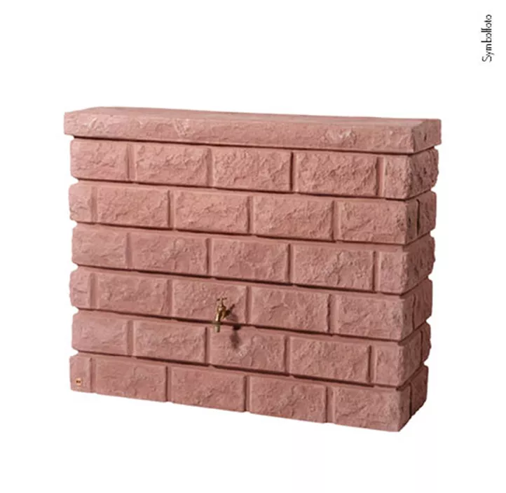 ROCKY Wandtank 400 L, redstone