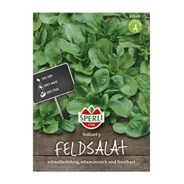 Feldsalat Dunkelgrüner vollherziger