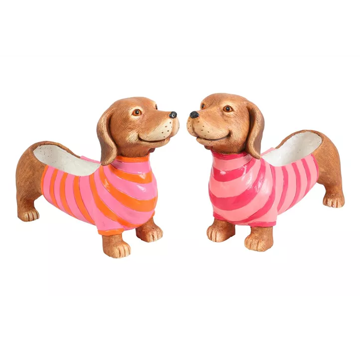 Topf Dackel Larry mit Shirt