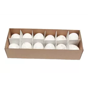 Hühnereier gesprenkelt 12er