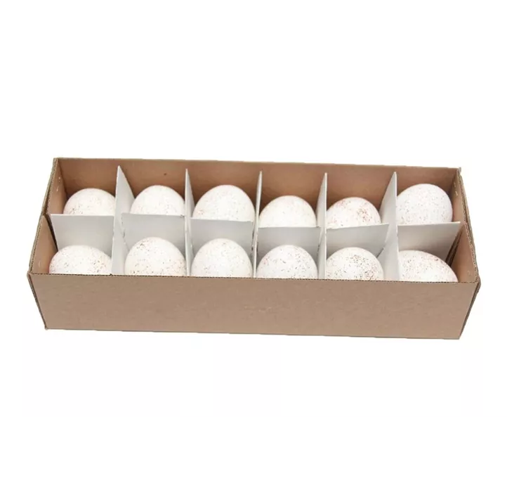 Hühnereier gesprenkelt 12er