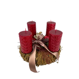 Adventkranz Rebenkranz