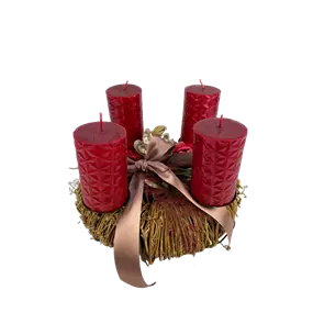 Adventkranz Rebenkranz