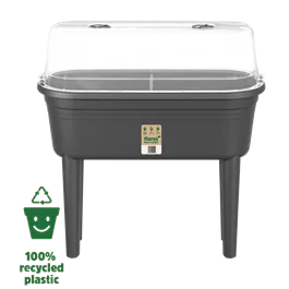 Balkon-Hochbeet mit abnehmbaren Beinen und Haube