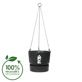 Blumenampel Greenville mit Untersetzer