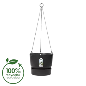 Blumenampel Greenville mit Untersetzer