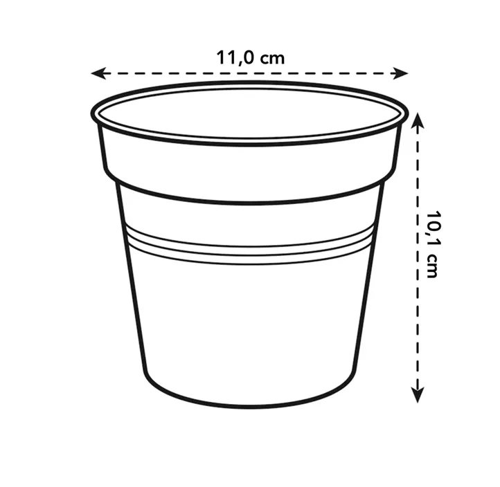 UV- & frostbeständig, 100 % Recyclingmaterial
