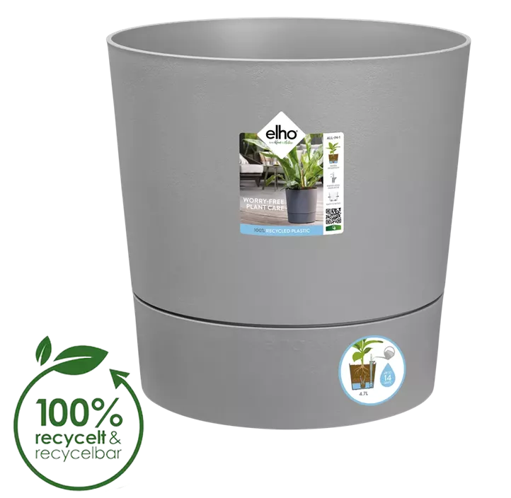 UV- & frostbeständig, 100 % Recyclingmaterial