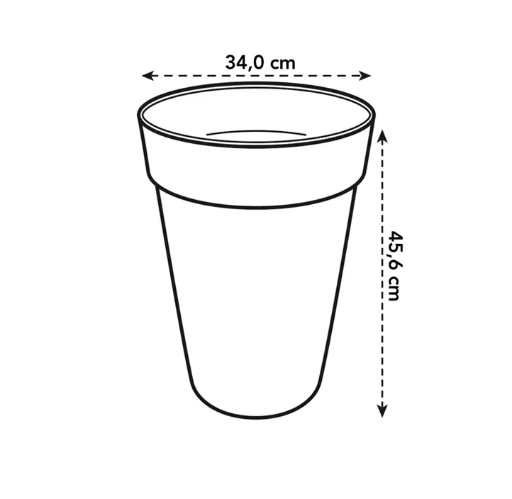 UV- & frostbeständig, 100 % Recyclingmaterial
