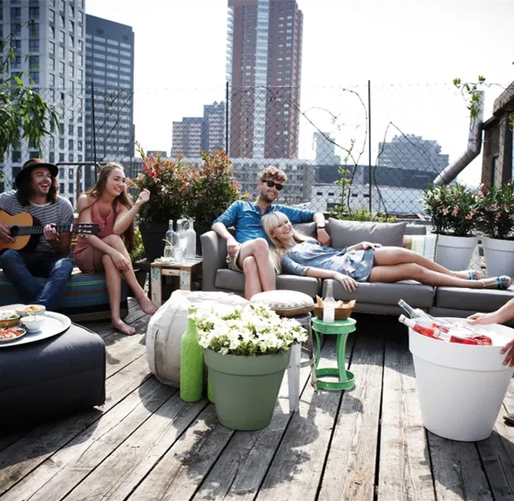 UV- & frostbeständig, 100 % Recyclingmaterial