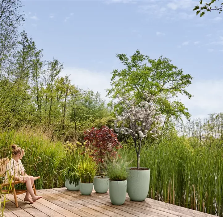 UV- & frostbeständig, 100 % Recyclingmaterial