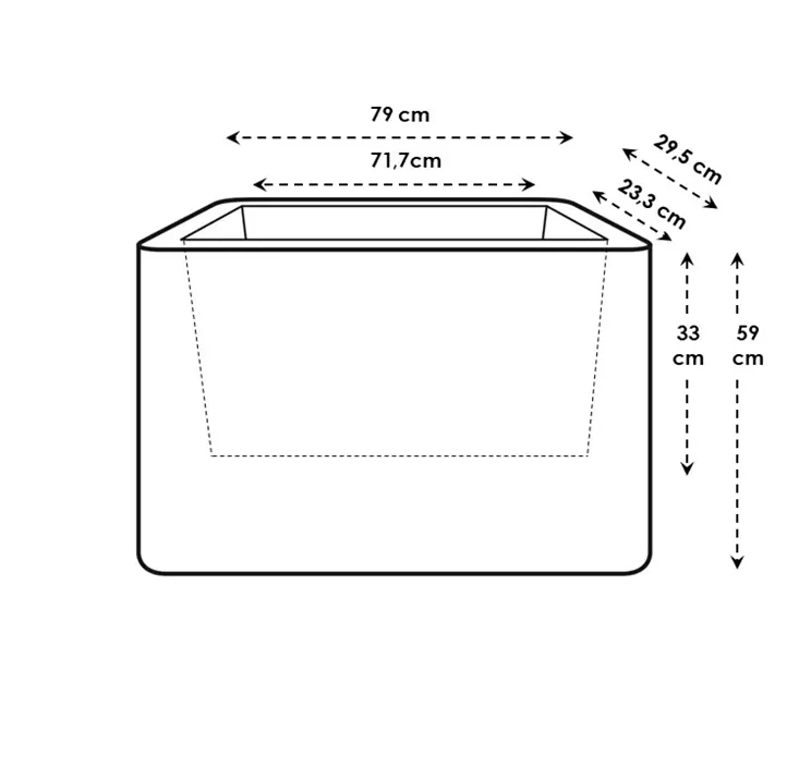 100 % Recyclingmaterial, für indoor & outdoor