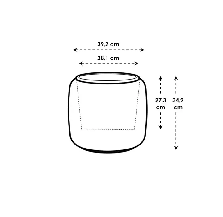 UV- & frostbeständig, 100 % Recyclingmaterial, für indoor & outdoor