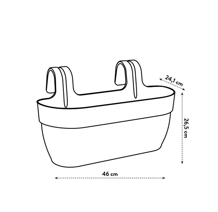 UV- & frostbeständig, 100 % Recyclingmaterial