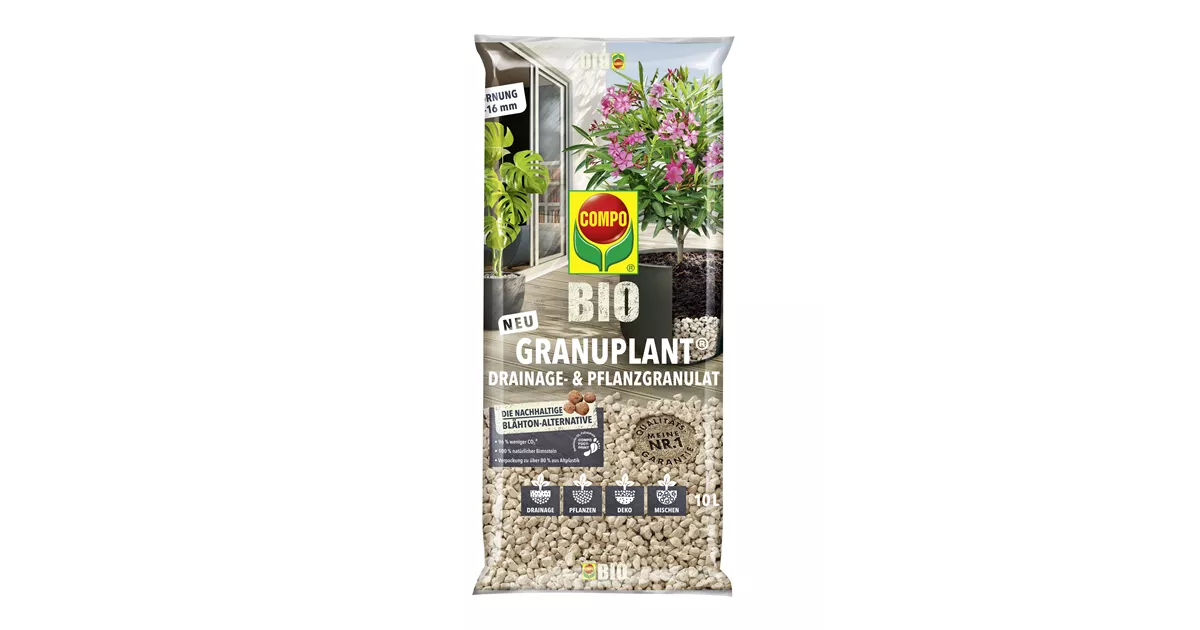 BIO GRANUPLANT Drainage- und Pflanzgranulat - Bellaflora